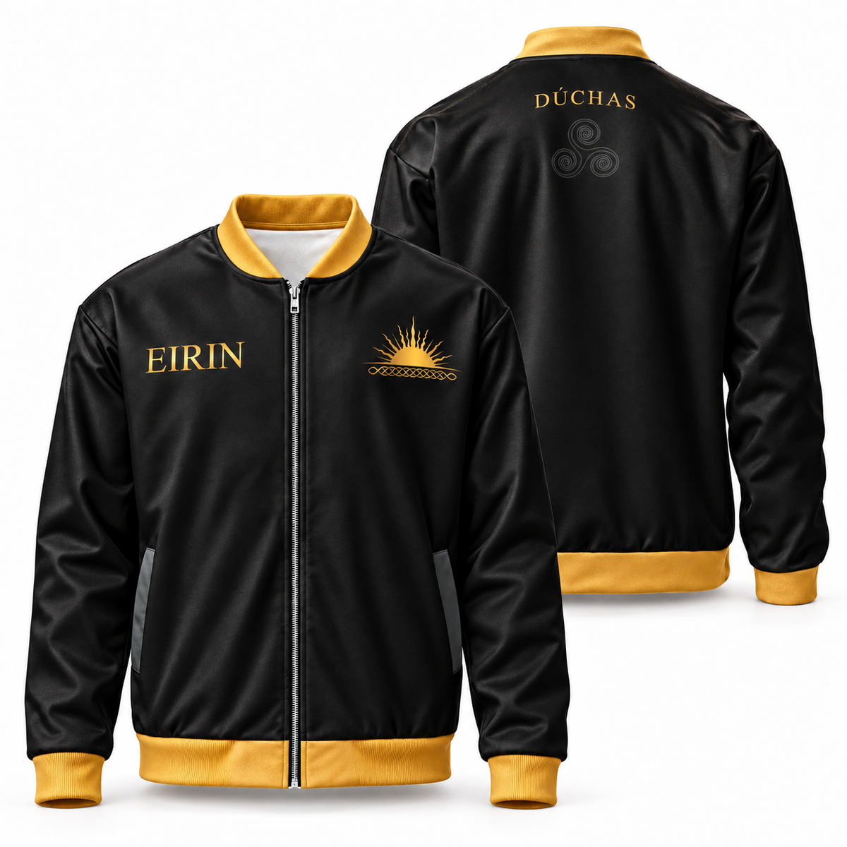 Eirin Apparel Bomber Jacket 'Black Sun' Bomber Jacket