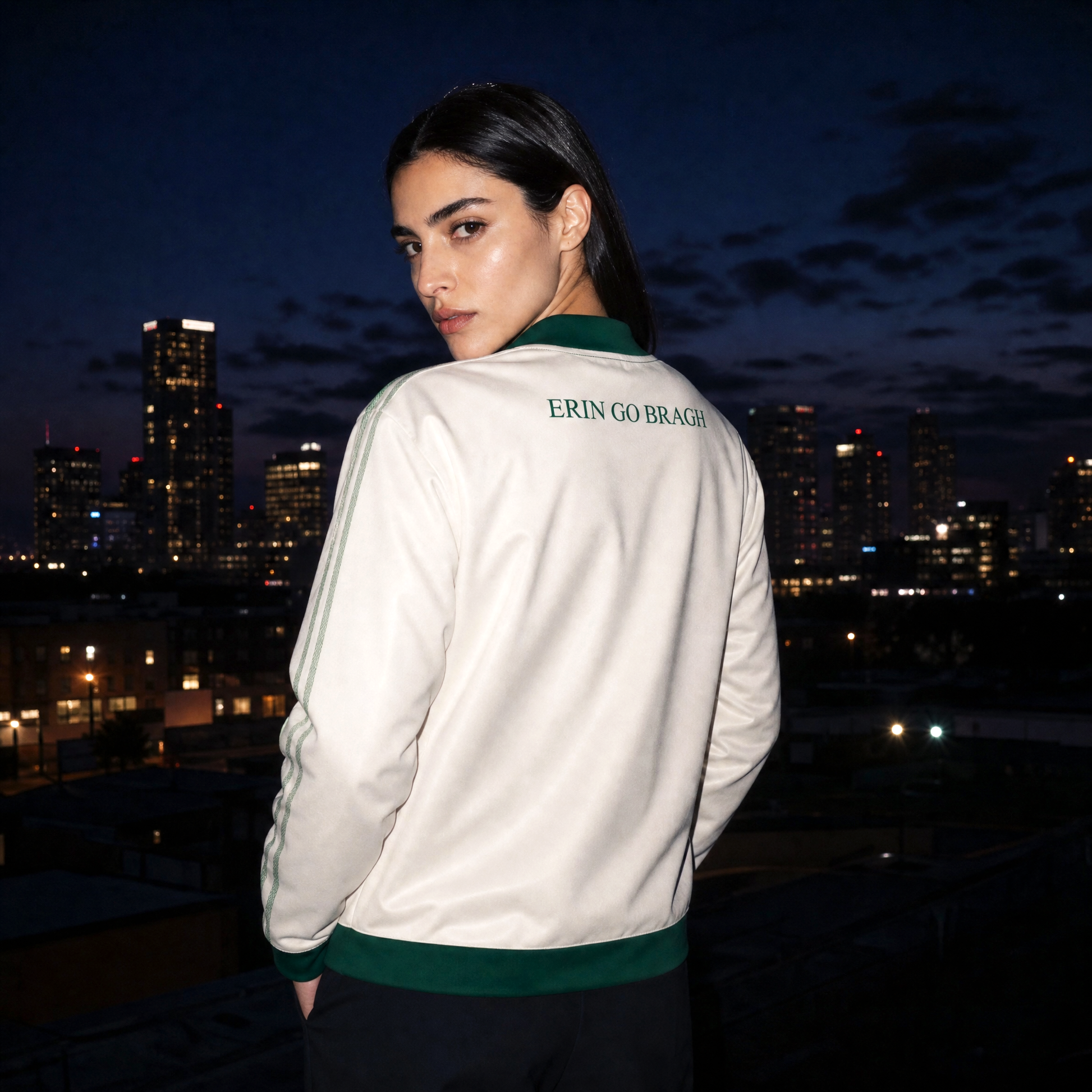 Eirin Apparel Bomber Jacket 'Éire' Varsity Bomber Jacket
