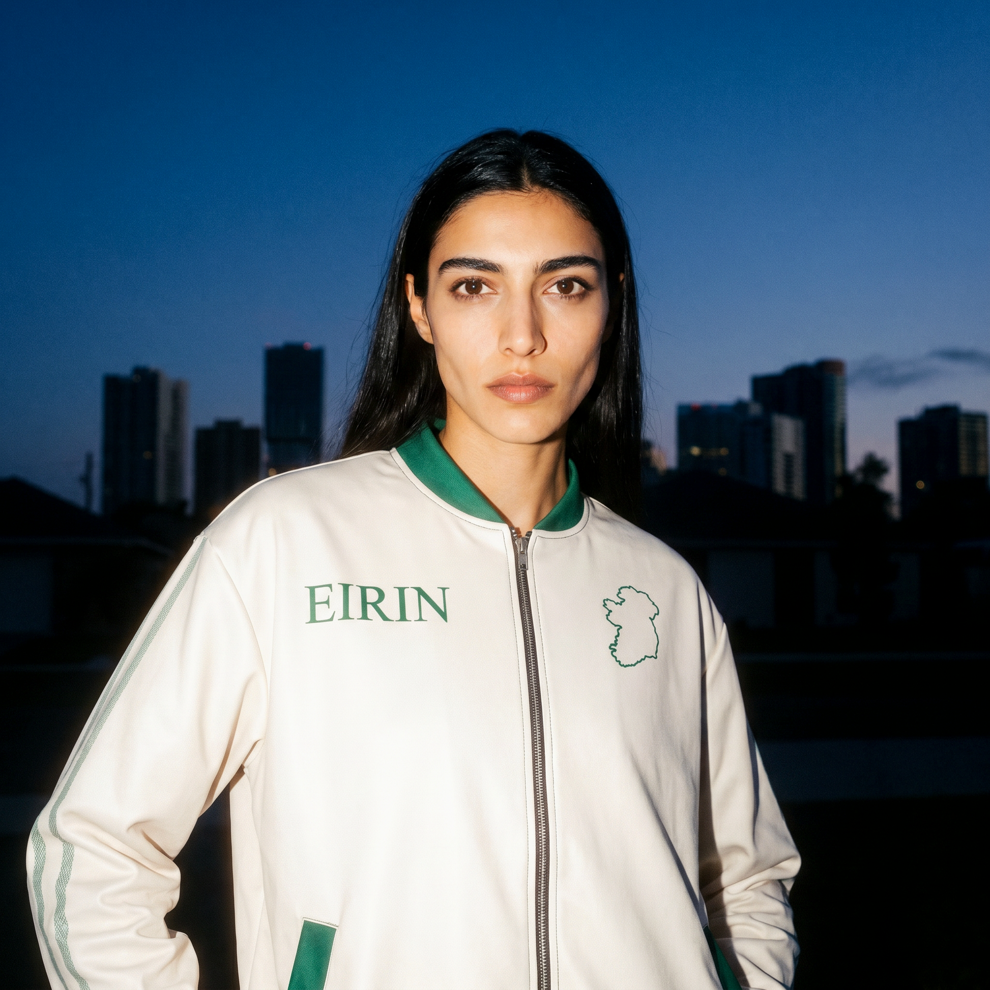 Eirin Apparel Bomber Jacket 'Éire' Varsity Bomber Jacket