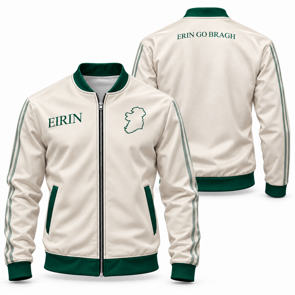 Eirin Apparel Bomber Jacket 'Éire Varsity' Bomber Jacket
