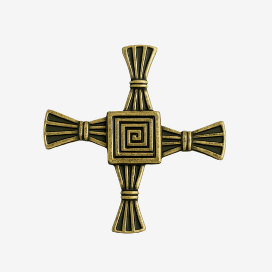 Eirin Apparel Brooch Signature St. Brigid's Cross Brooch Pin Badge