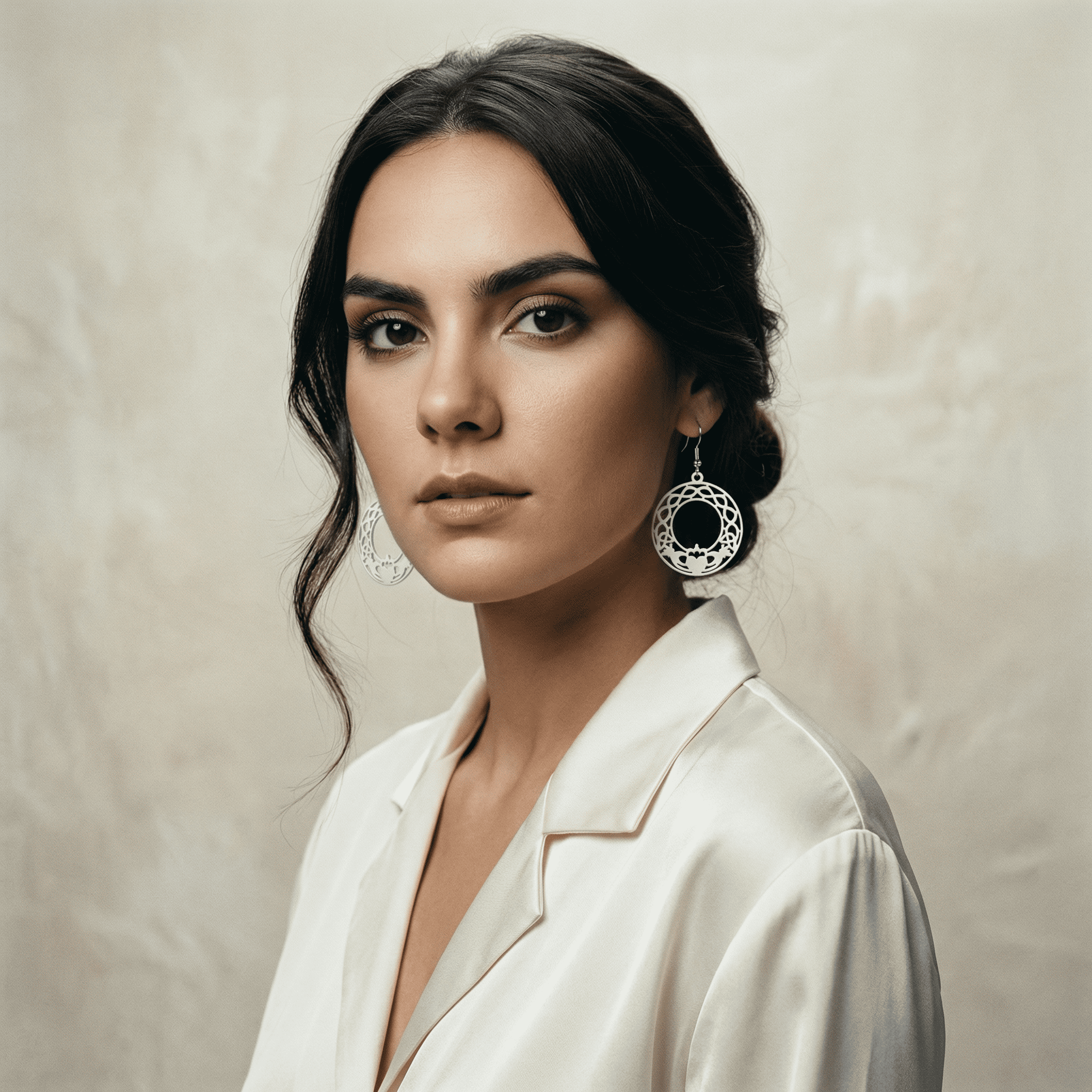 Eirin Apparel Chunky Claddagh Hoop Earrings Silver Celtic Knot Claddagh Earrings – ‘Fáinne an Ghrá’ (Ring of Love)