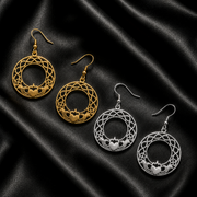 Eirin Apparel Claddagh Earrings Celtic Knot Claddagh Earrings – ‘Fáinne an Ghrá’ (Ring of Love)
