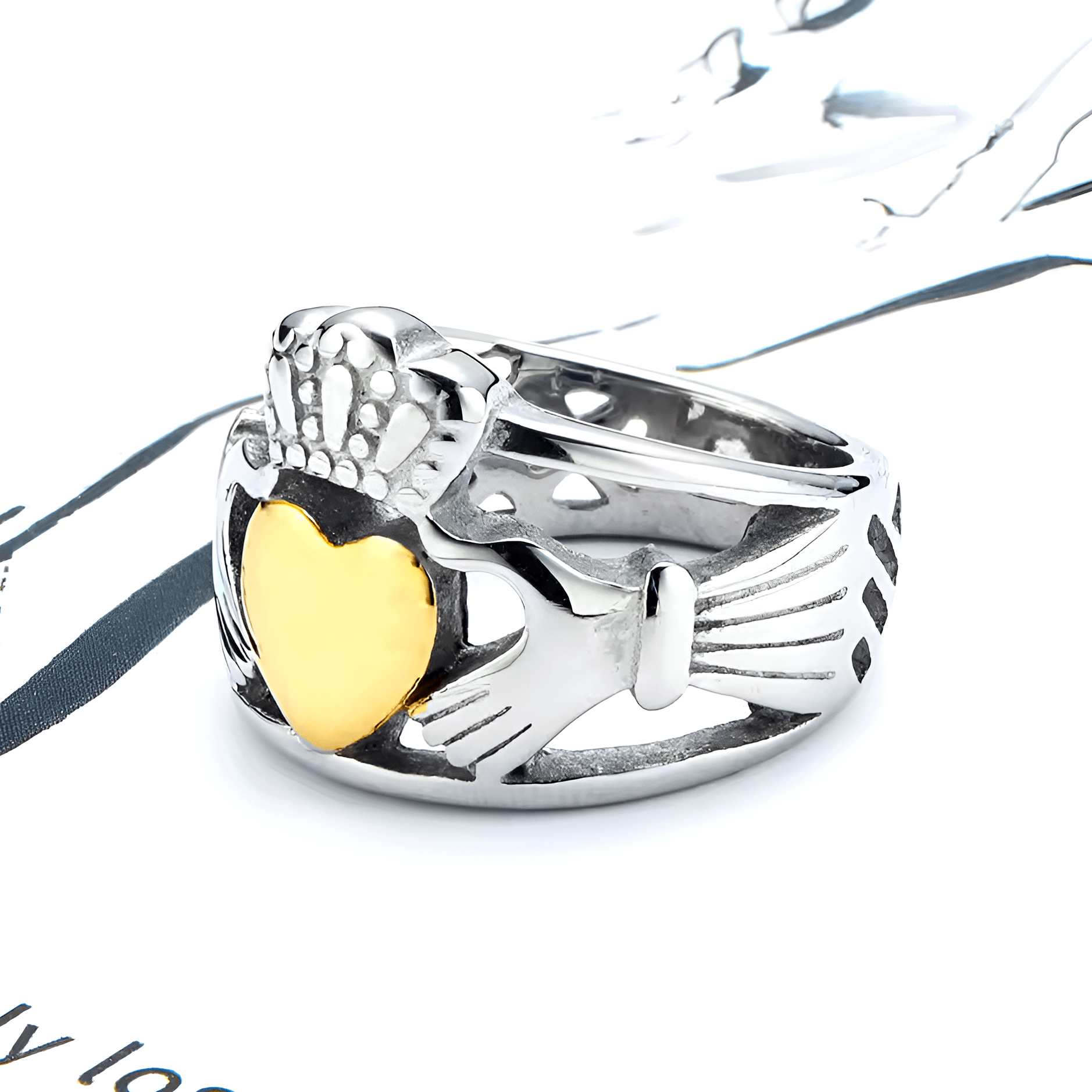 Eirin Apparel Claddagh Ring Soulbind - Eternal Claddagh Couple's Ring Set