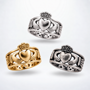Eirin Apparel Claddagh Ring Women’s Chunky Claddagh Ring – 'Dílse' (Faithful) [collection-cover-only]
