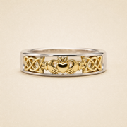 Eirin Apparel Claddagh Ring Women’s Two-Tone Claddagh Ring – ‘Síorghrá’ (Eternal Love)
