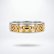 Eirin Apparel Claddagh Ring Women’s Two-Tone Claddagh Ring – ‘Síorghrá’ (Eternal Love) [collection-cover-only]