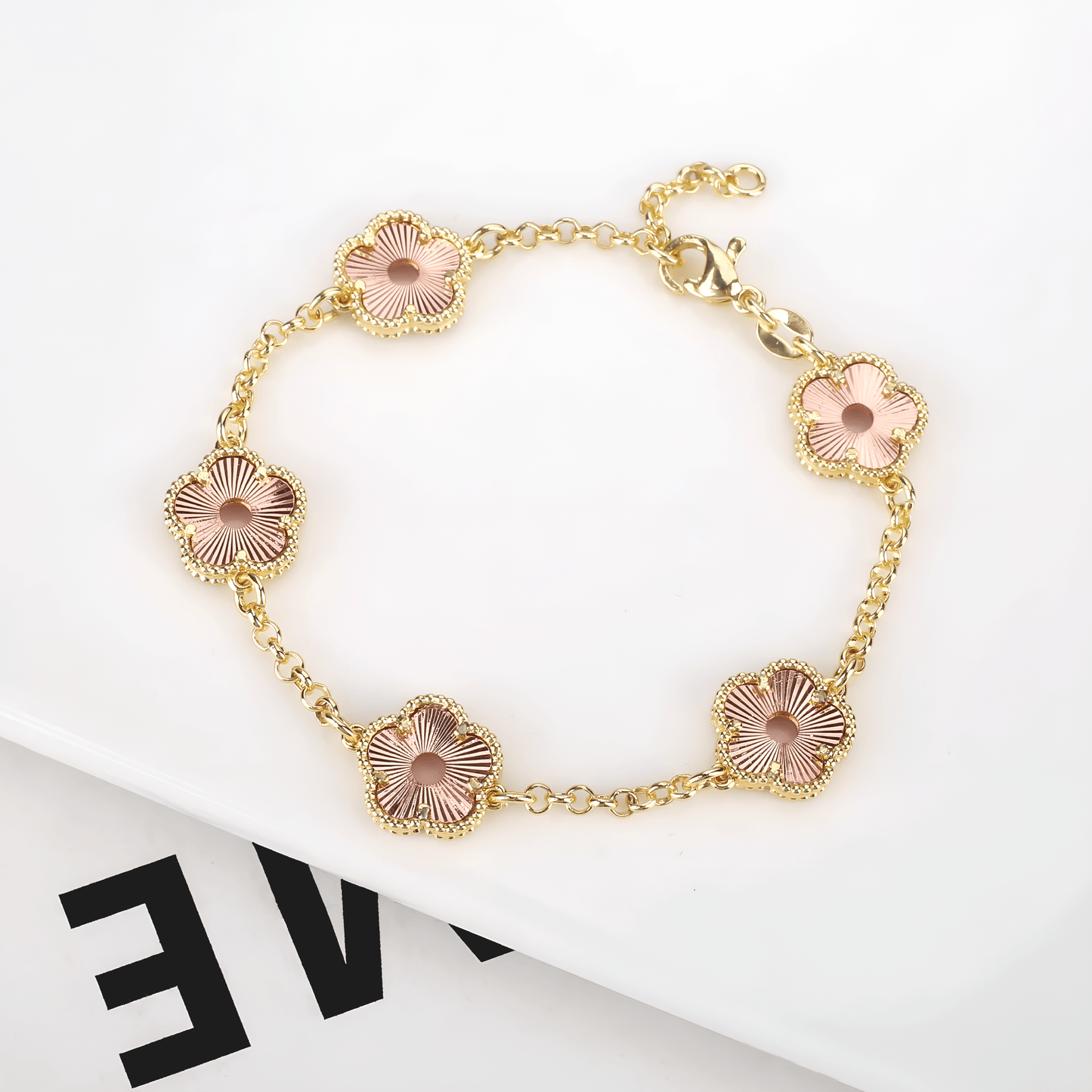 Eirin Apparel Clover Charm Bracelet Fleur of Bláth Fiáin Fleur Clover Charm Bracelet