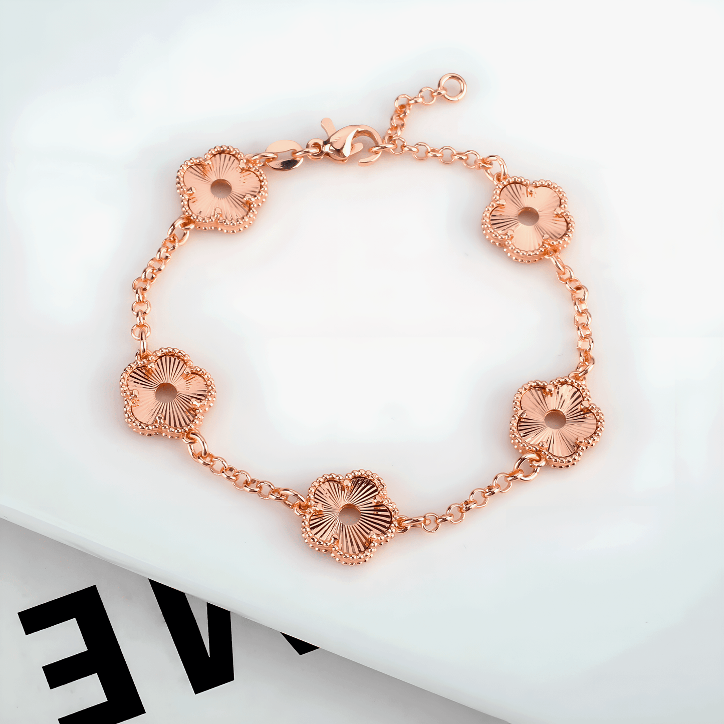 Eirin Apparel Clover Charm Bracelet Fleur of Rós Fiáin Fleur Clover Charm Bracelet
