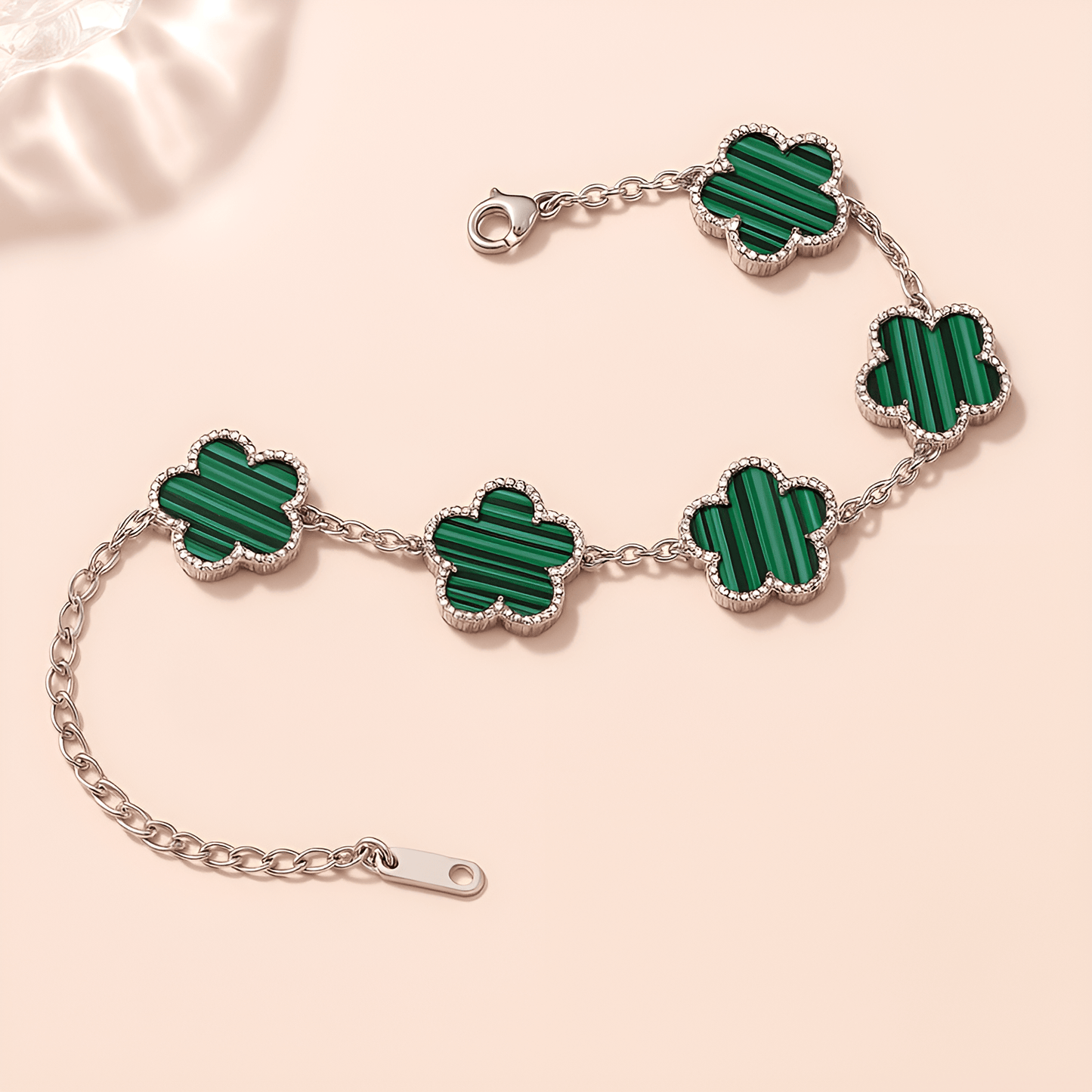 Eirin Apparel Clover Charm Bracelet Lúireach Clover Charm Bracelet