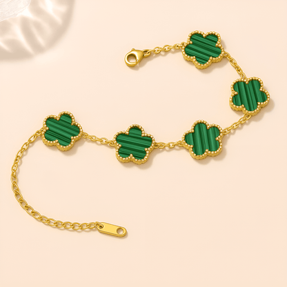 Eirin Apparel Clover Charm Bracelet Lúireach Clover Charm Bracelet