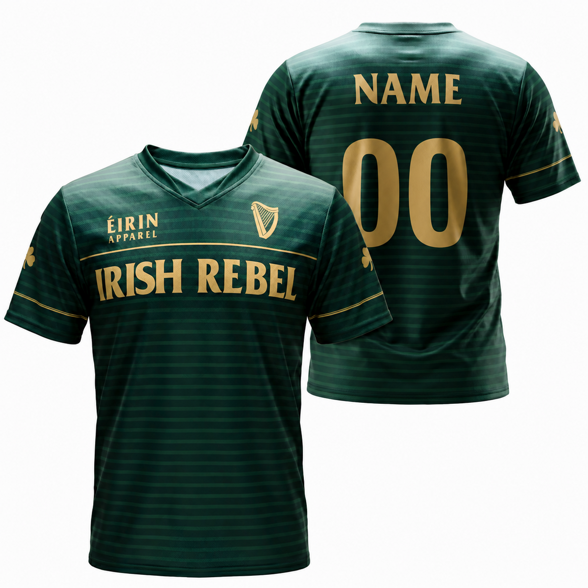 Eirin Apparel Custom Unisex Jersey 'Irish Rebel' Jersey – Personalised Name & Number