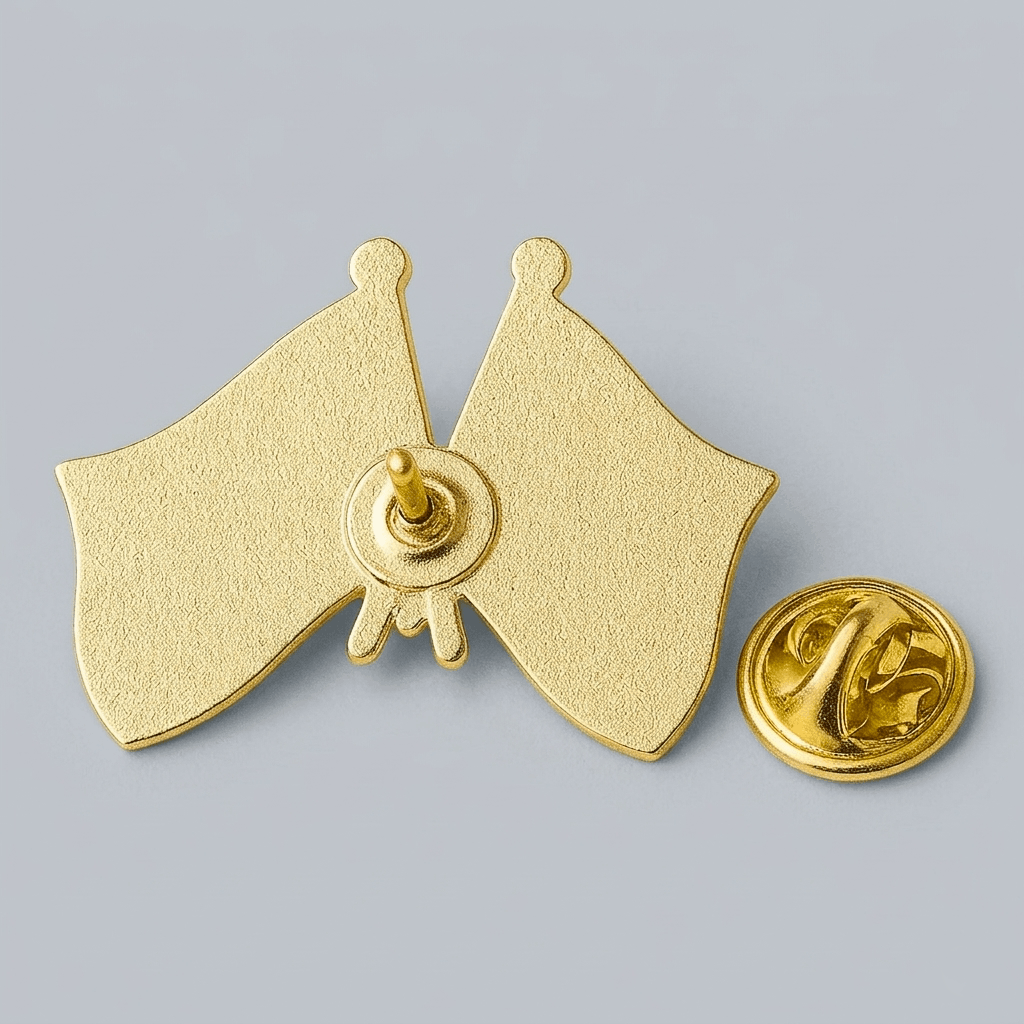 Eirin Apparel Double Flag Lapel Pin Brooch Ireland – Palestine Flag Lapel Pin