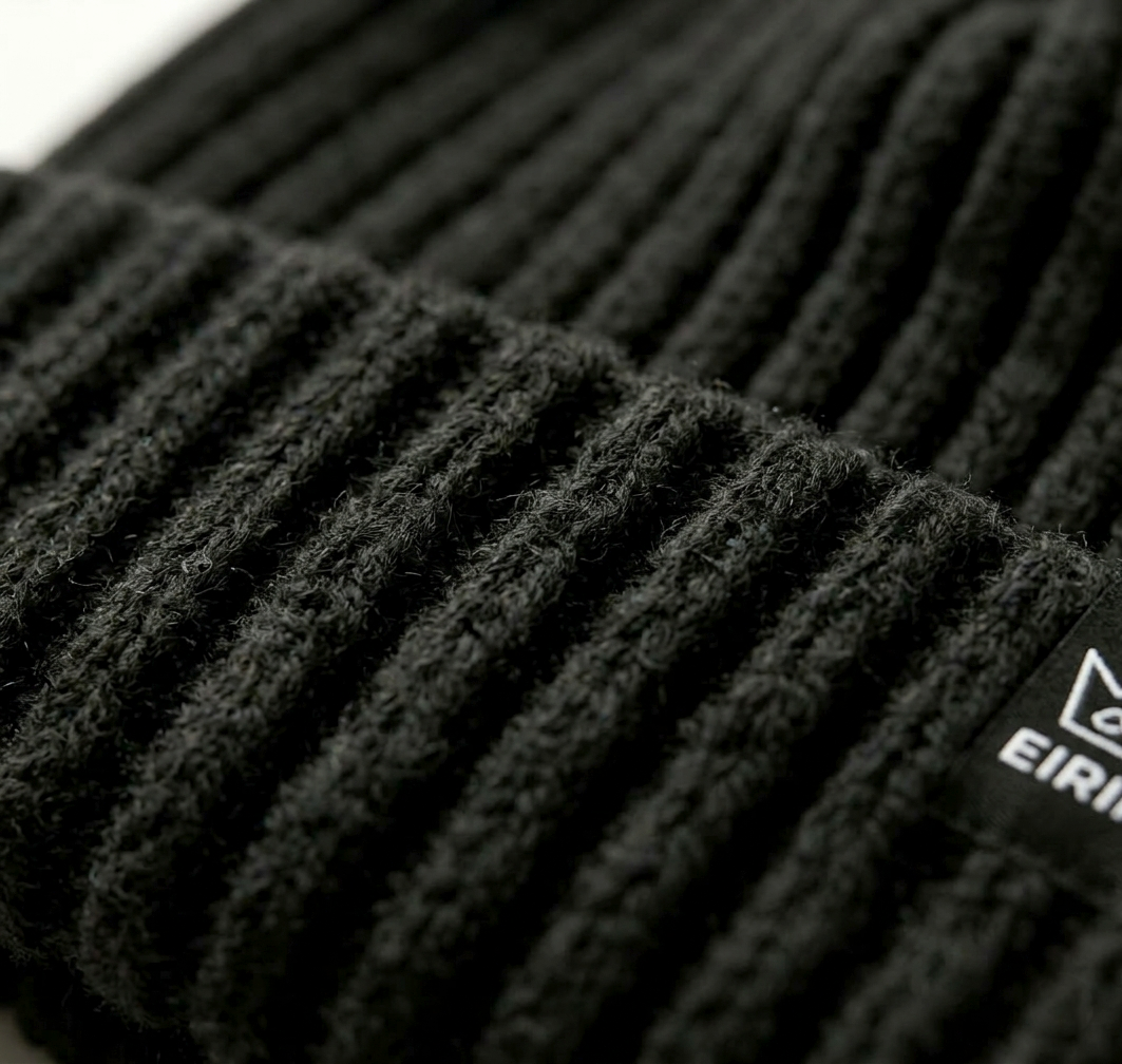Eirin Apparel Fisherman Beanie EIRIN North Atlantic Fisherman Beanie – Black