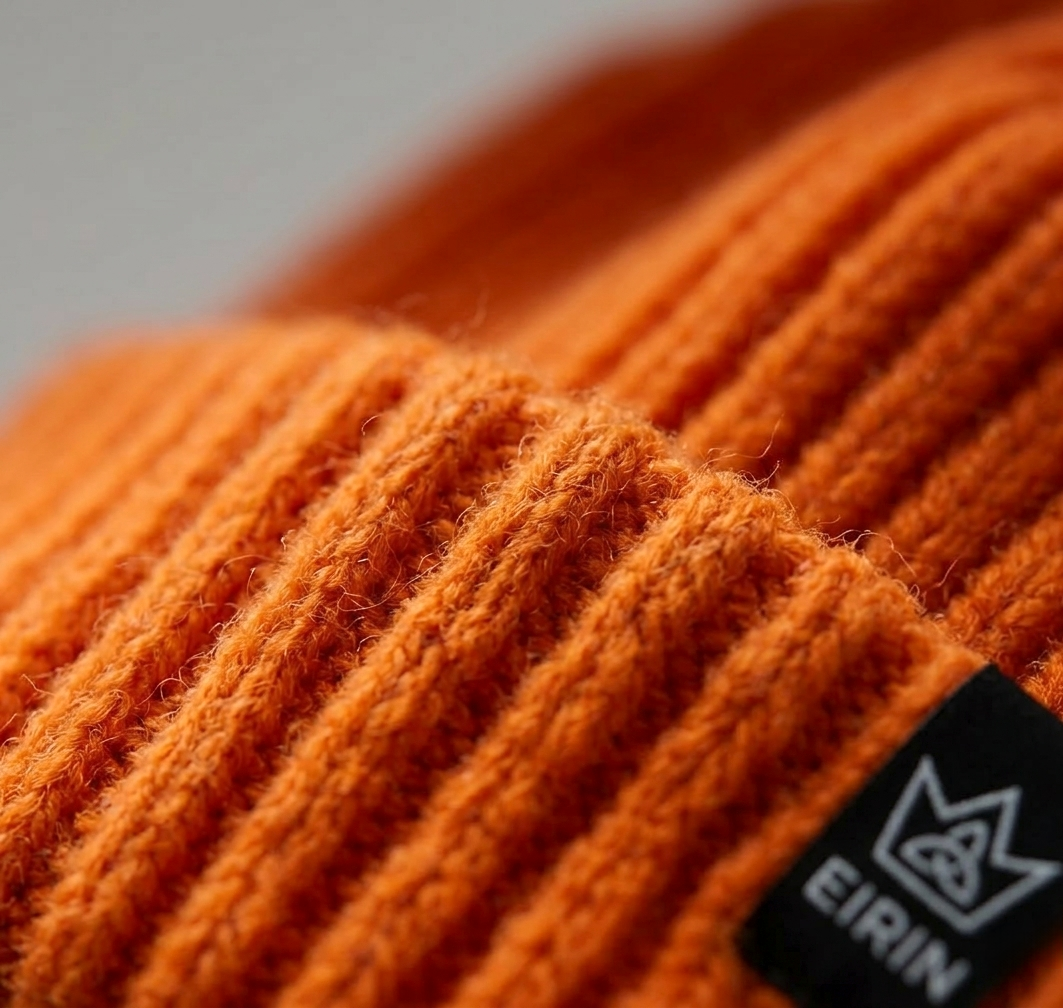 Eirin Apparel Fisherman Beanie EIRIN North Atlantic Fisherman Beanie – Burnt Orange