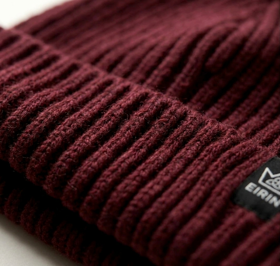 Eirin Apparel Fisherman Beanie EIRIN North Atlantic Fisherman Beanie – Maroon