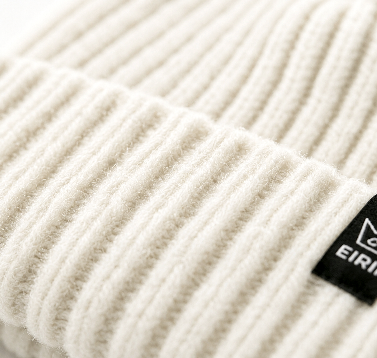 Eirin Apparel Fisherman Beanie EIRIN North Atlantic Fisherman Beanie – White
