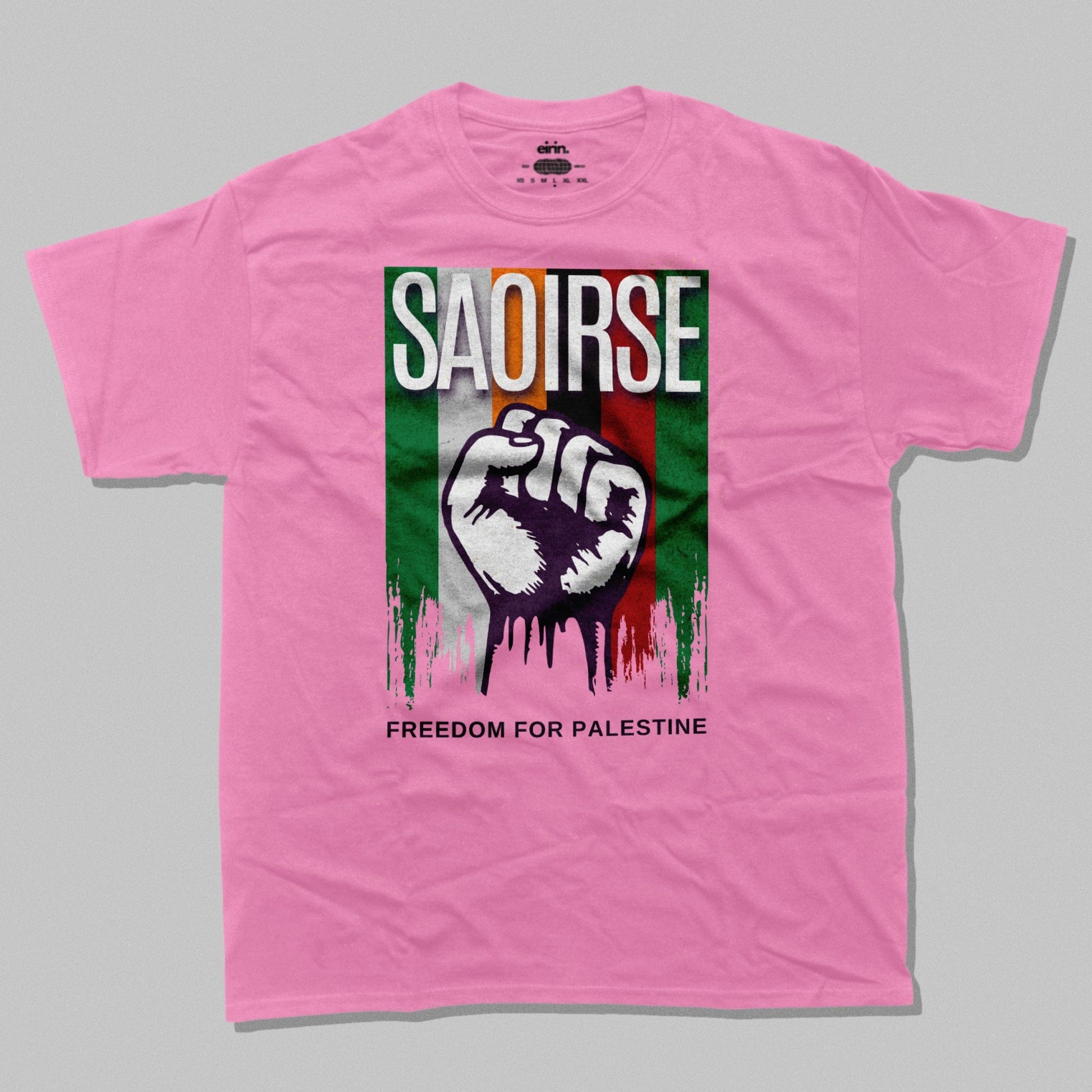 Eirin Apparel irish-streetwear Azalea / S Men's 'SAOIRSE' Freedom For Palestine T-Shirt