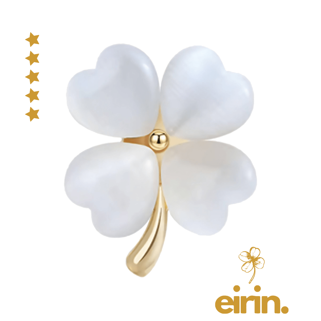 Eirin Apparel irish-streetwear Bán Shamrock Spirit - Celtic Bloom Brooch Series