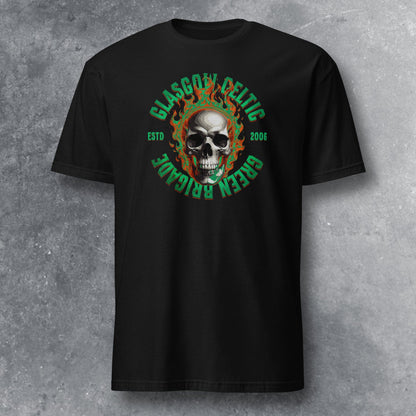 Eirin Apparel irish-streetwear Black / S Men's Celtic Green Brigade Skull T-Shirt