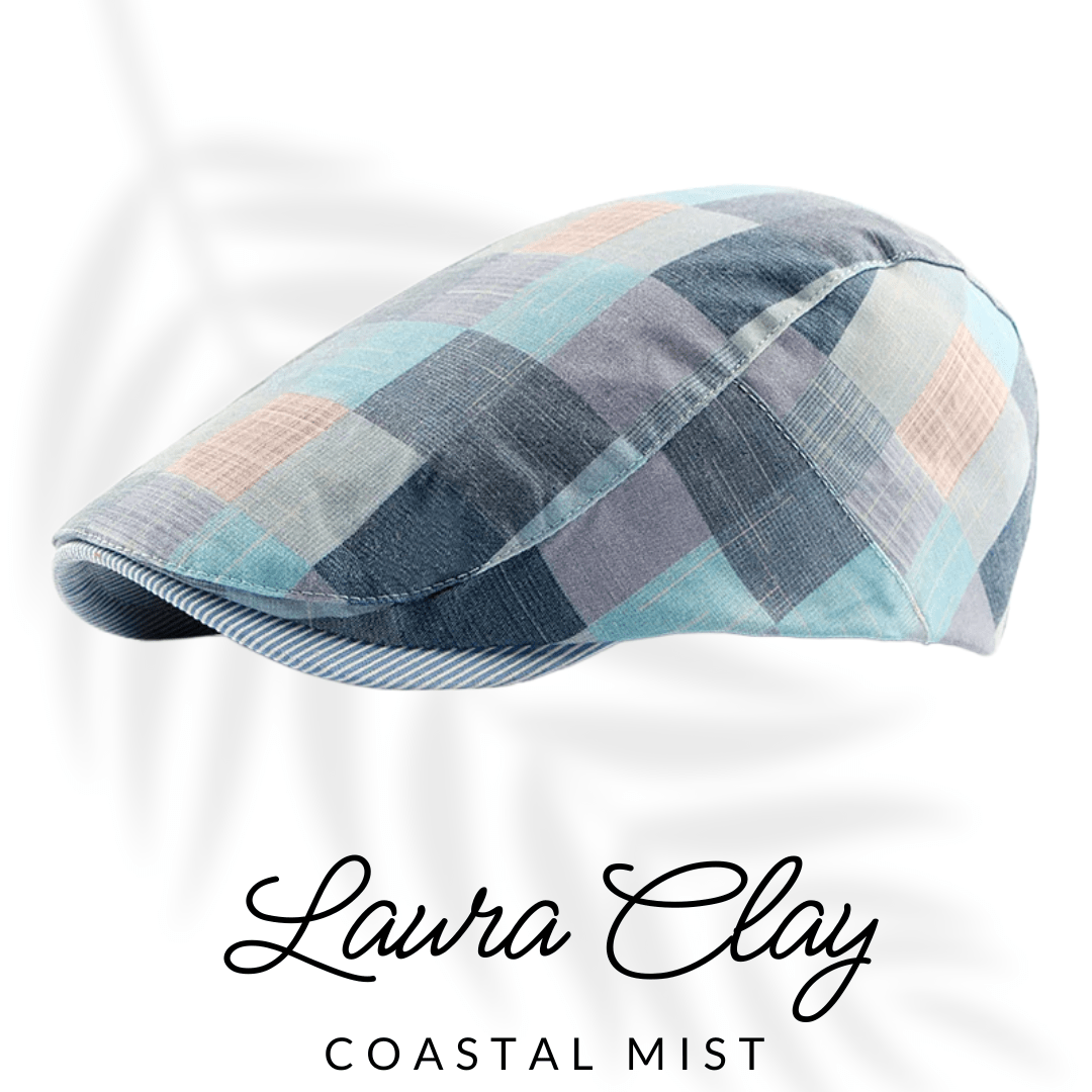 Eirin Apparel irish-streetwear Coastal Mist Laura Clay Patchwork Colourful Unisex Beret