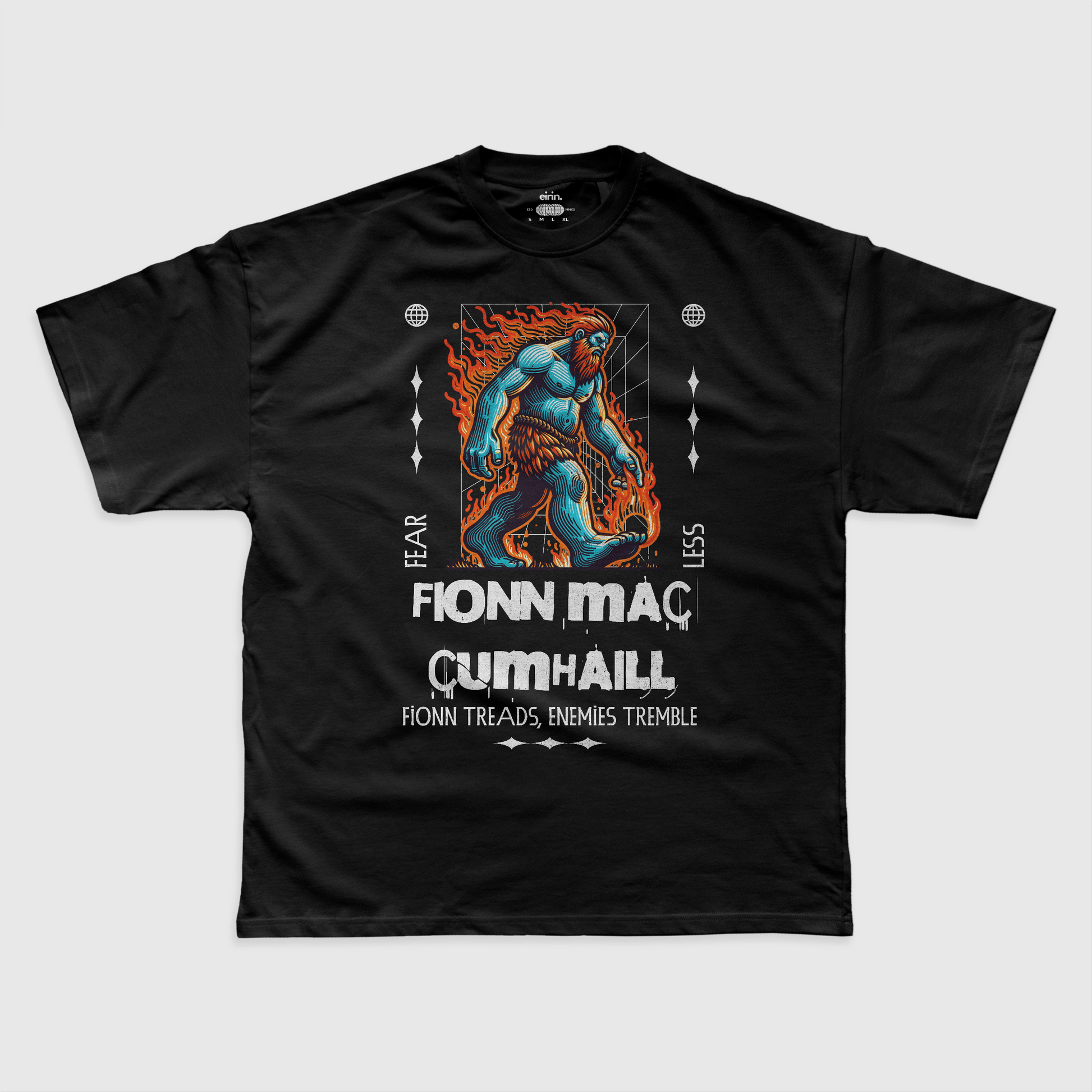 Eirin Apparel irish-streetwear Men’s Fionn Mac Cumhaill (Finn McCool) Fearless T-Shirt