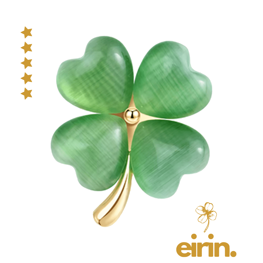 Eirin Apparel irish-streetwear Glas Shamrock Spirit - Celtic Bloom Brooch Series