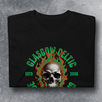 Eirin Apparel irish-streetwear Men's Celtic Green Brigade Skull T-Shirt