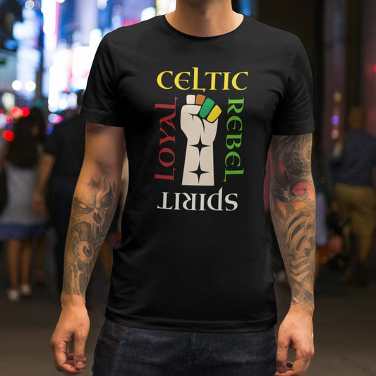 Eirin Apparel irish-streetwear Men's Loyal Celtic Rebel Spirit T-Shirt