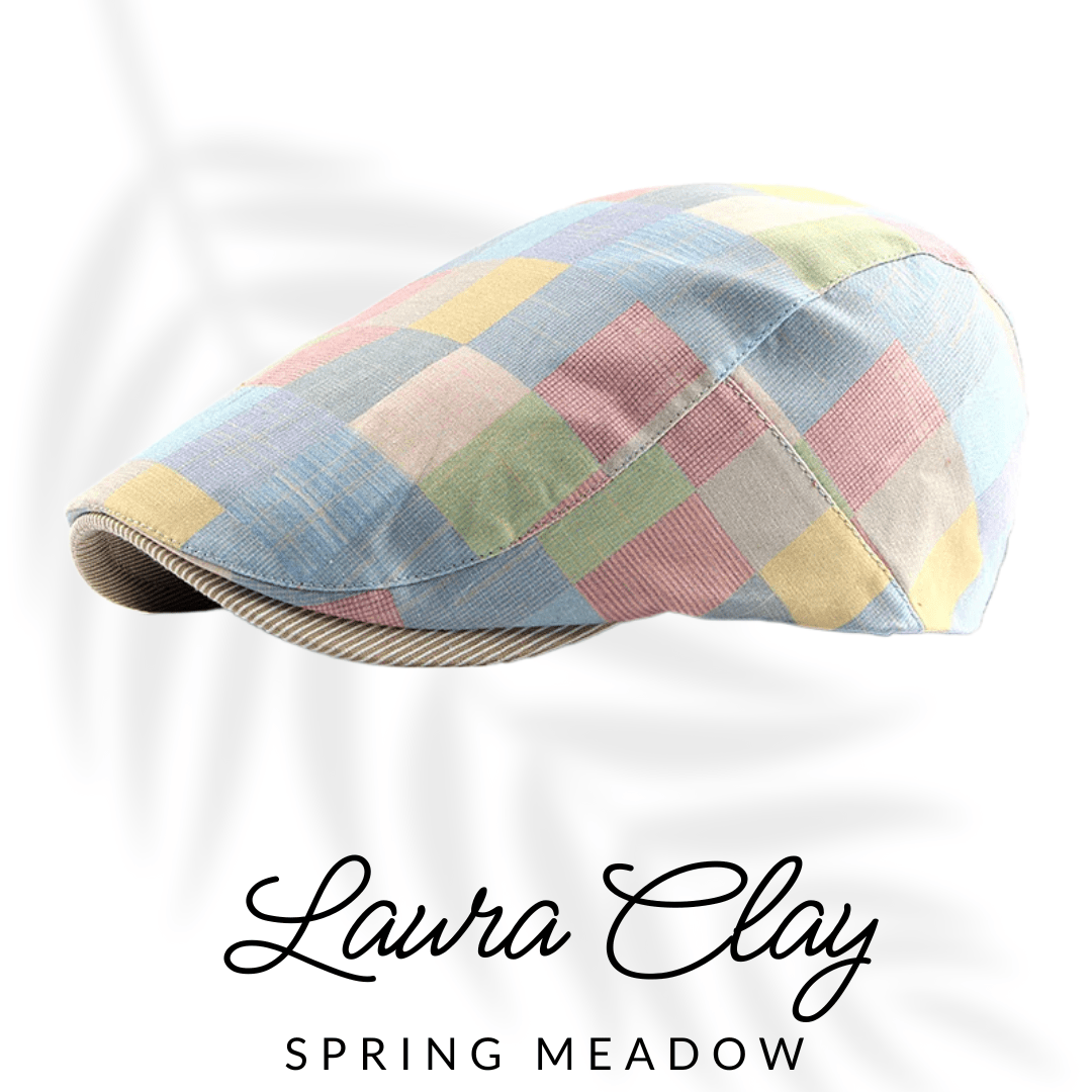 Eirin Apparel irish-streetwear Spring Meadow Laura Clay Patchwork Colourful Unisex Beret