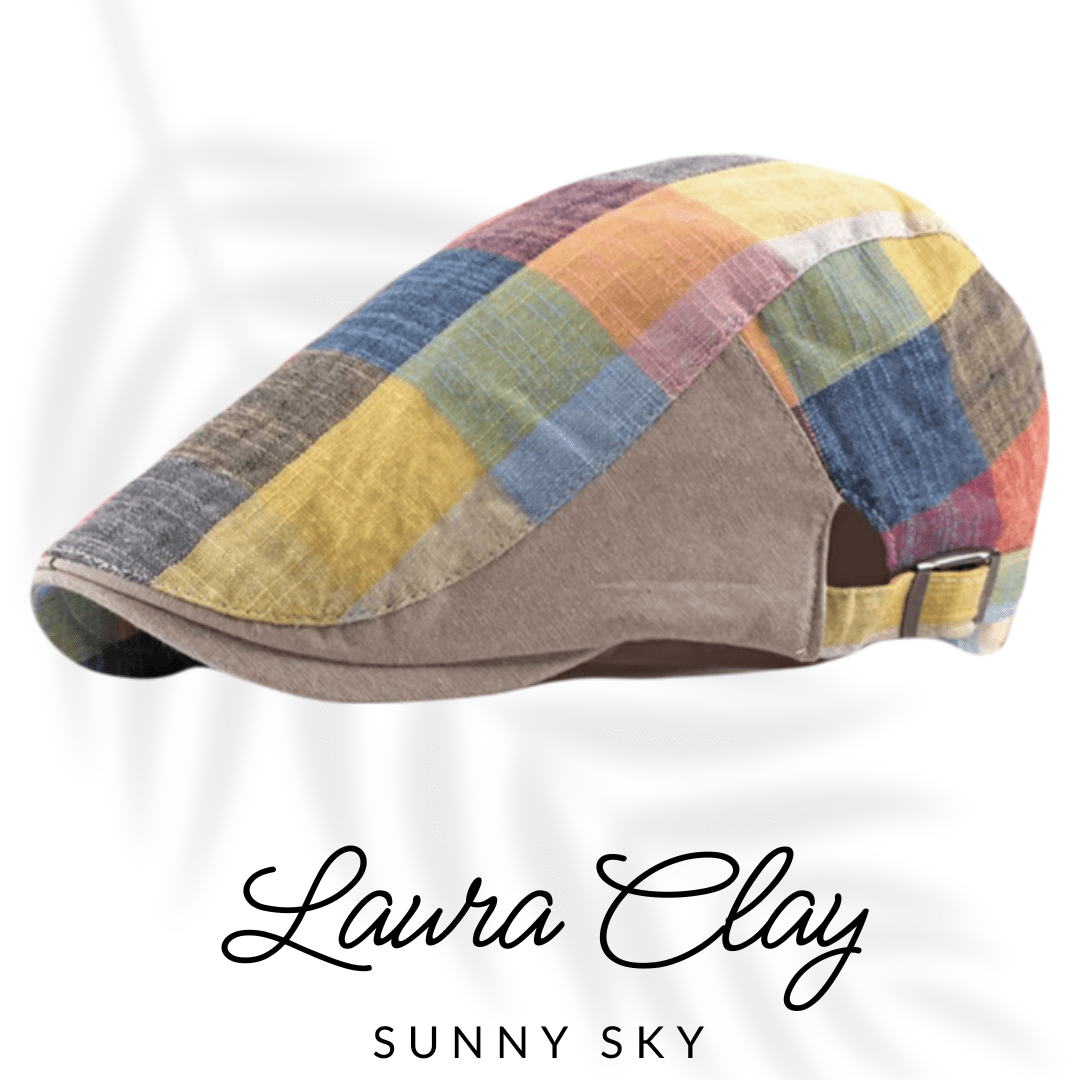 Eirin Apparel irish-streetwear Sunny Sky Laura Clay Patchwork Colourful Unisex Beret