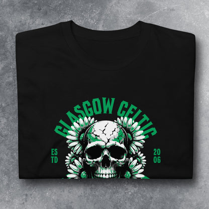 Eirin Apparel irish-streetwear Women's Celtic Green Brigade Skull T-Shirt