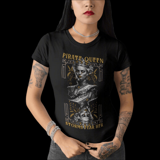 Eirin Apparel irish-streetwear Women’s Irish Pirate Queen SoftStyle T-Shirt