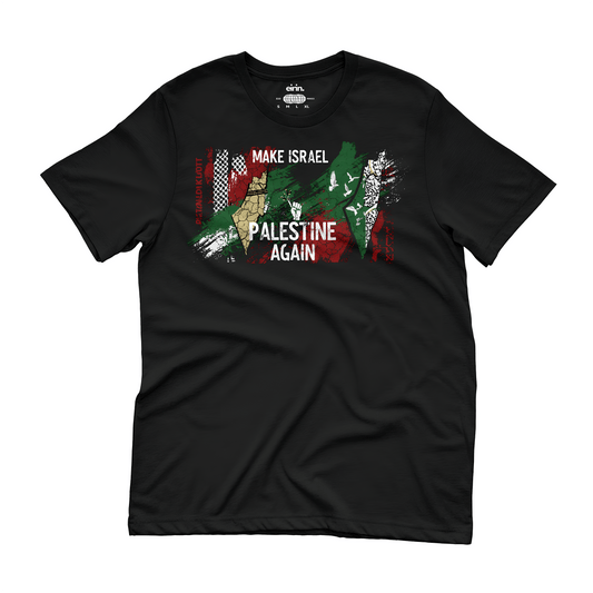 Eirin Apparel irish-streetwear Women’s Make Israel Palestine Again T-Shirt