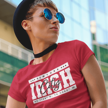 eirin. Apparel irish-streetwear Women's New York, Irish City Fashion Fit T-Shirt