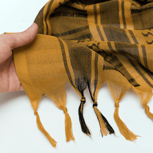 Eirin Apparel Keffiyeh 'Al-Turra Ember – Spirit of the Sands' Palestinian Keffiyeh (Collector’s Edition)