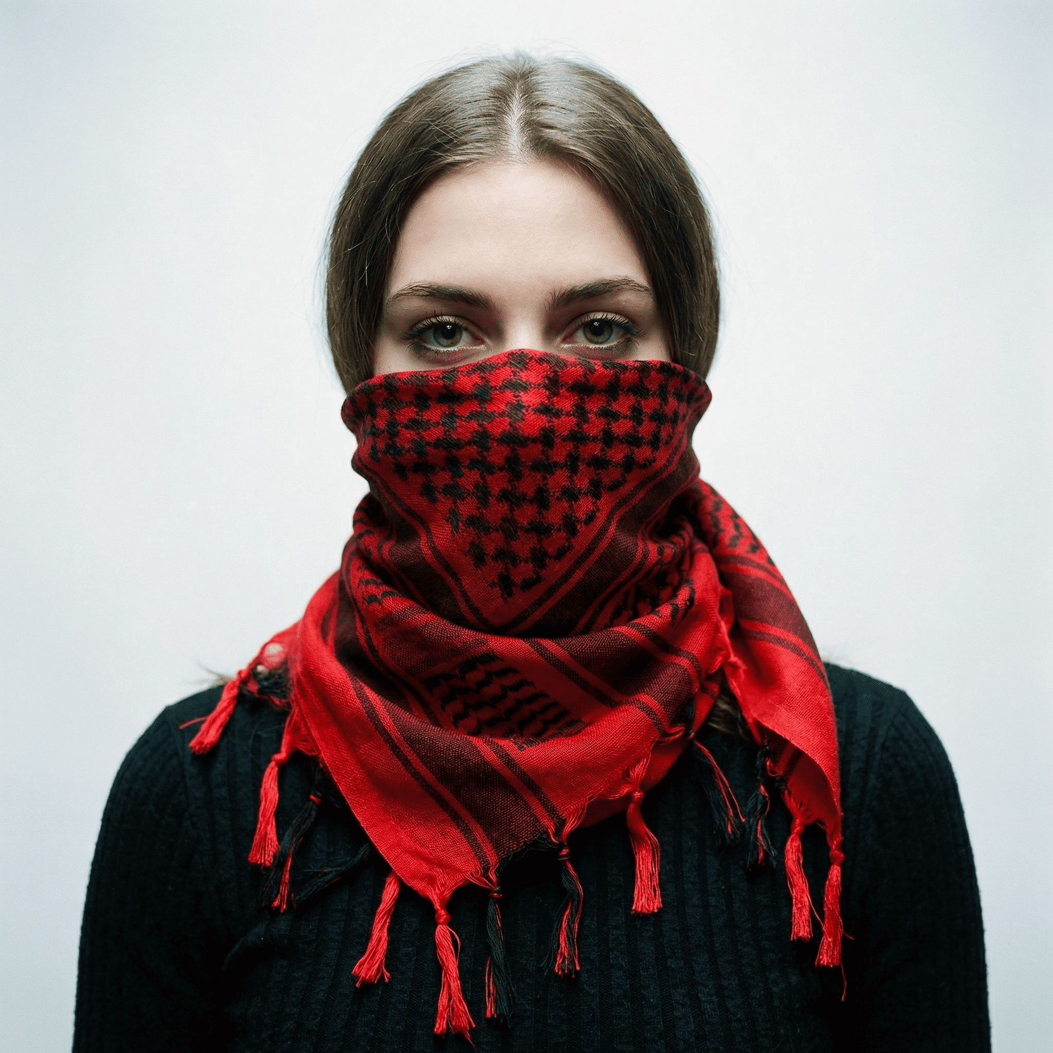 Eirin Apparel Keffiyeh 'Blood of the Land – Flame of Freedom' Palestinian Keffiyeh (Collector’s Edition)