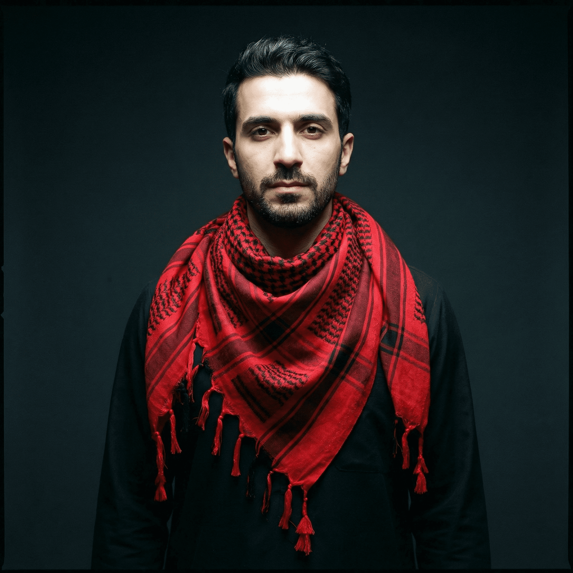 Eirin Apparel Keffiyeh 'Blood of the Land – Flame of Freedom' Palestinian Keffiyeh (Collector’s Edition)