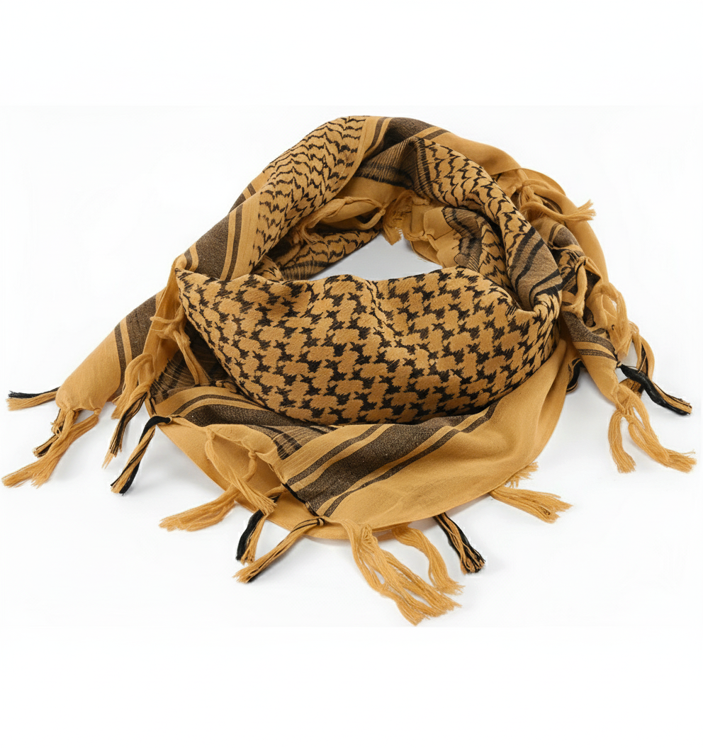 Eirin Apparel Keffiyeh Desert Tan Cotton Keffiyeh Palestinian Scarf