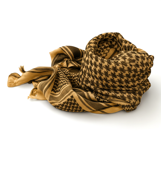 Eirin Apparel Keffiyeh Desert Tan Cotton Keffiyeh Palestinian Scarf