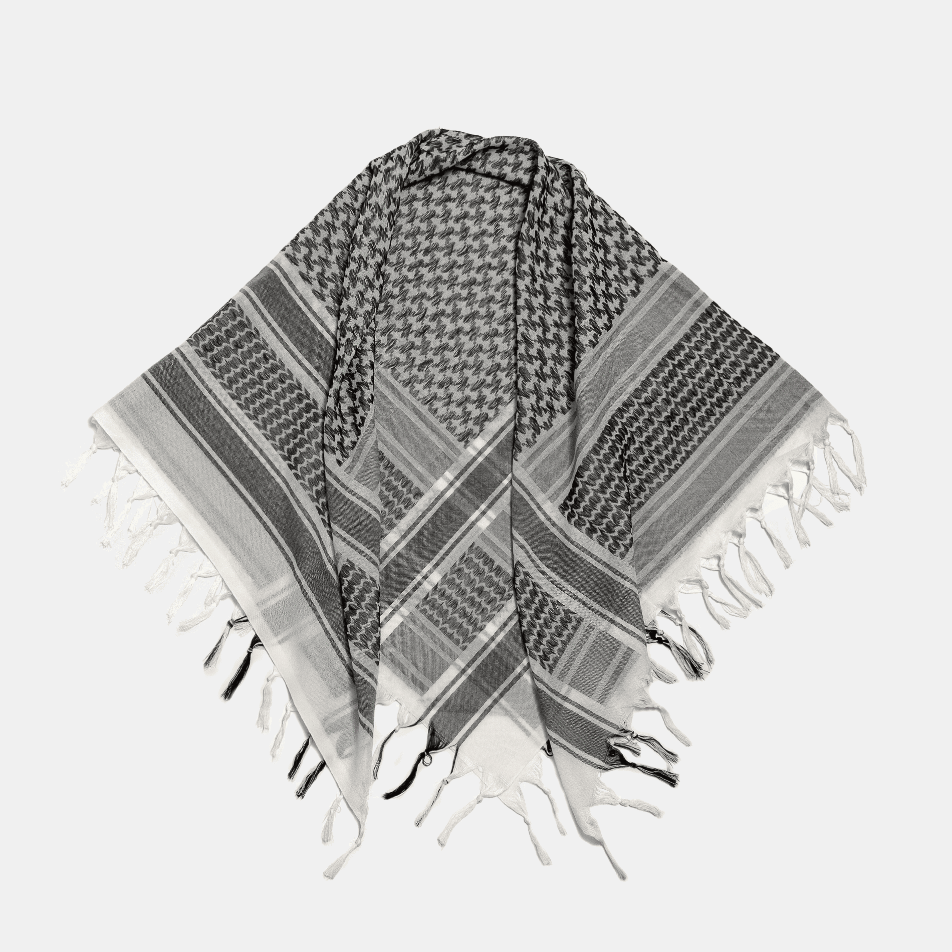 Eirin Apparel Keffiyeh 'Haifa Mist – Echo of the Ancestors' Palestinian Keffiyeh (Collector’s Edition)