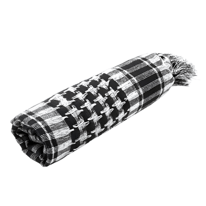 Eirin Apparel Keffiyeh Houndstooth Plaid Keffiyeh - Everyday Resistance Scarf