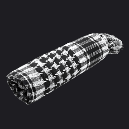 Eirin Apparel Keffiyeh Houndstooth Plaid Keffiyeh - Everyday Resistance Scarf