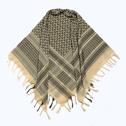 Eirin Apparel Keffiyeh Ivory Sands – Threads of Peace Palestinian Keffiyeh (Collector’s Edition)