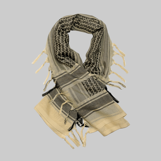Eirin Apparel Keffiyeh Ivory Sands – Threads of Peace Palestinian Keffiyeh (Collector’s Edition)