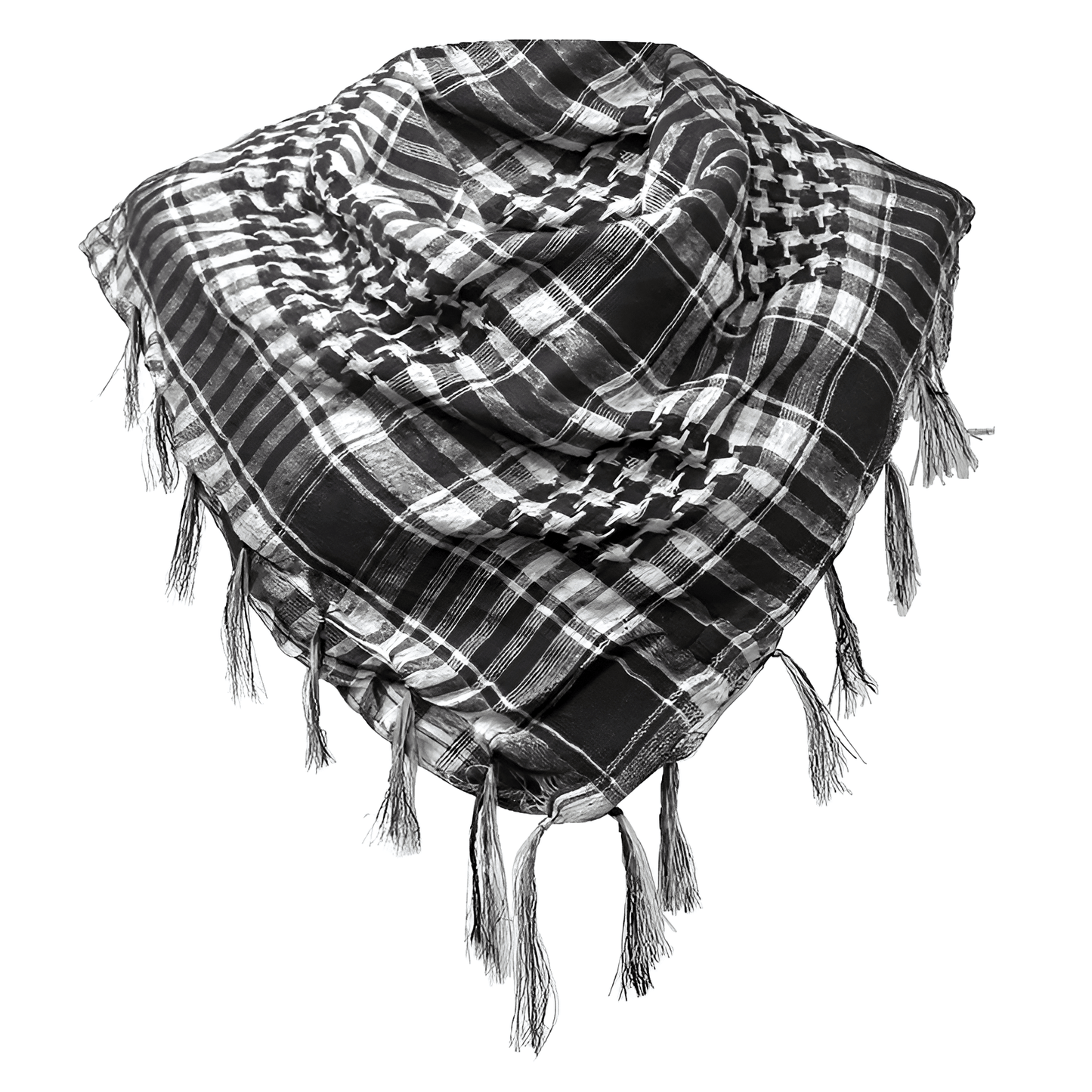 Eirin Apparel Keffiyeh Mono Houndstooth Plaid Keffiyeh - Everyday Resistance Scarf