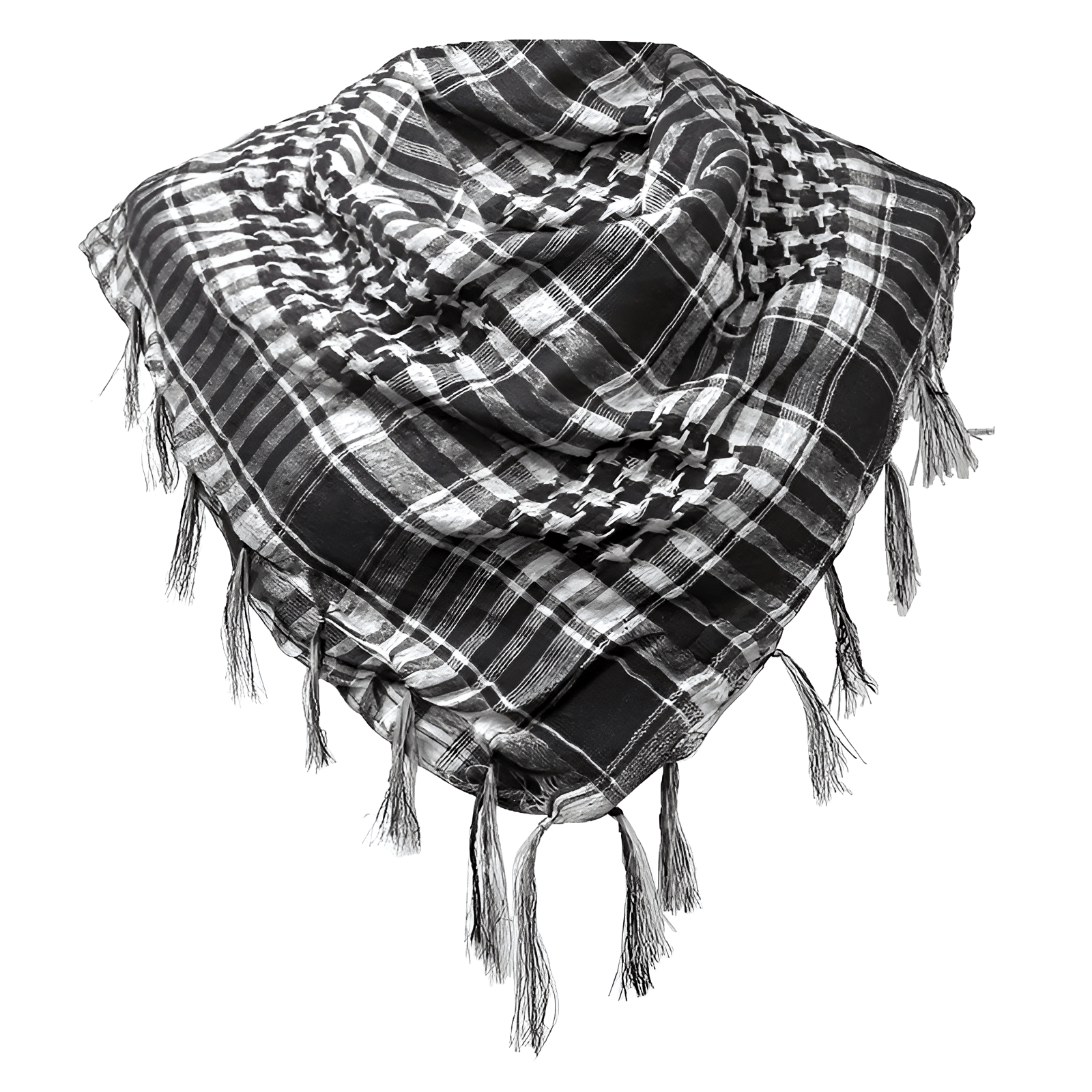 Eirin Apparel Keffiyeh Mono Houndstooth Plaid Keffiyeh - Everyday Resistance Scarf