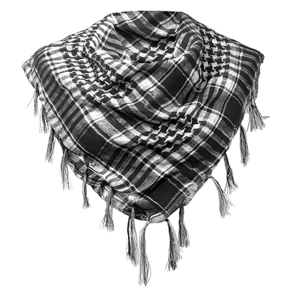 Eirin Apparel Keffiyeh Mono Houndstooth Plaid Keffiyeh - Everyday Resistance Scarf