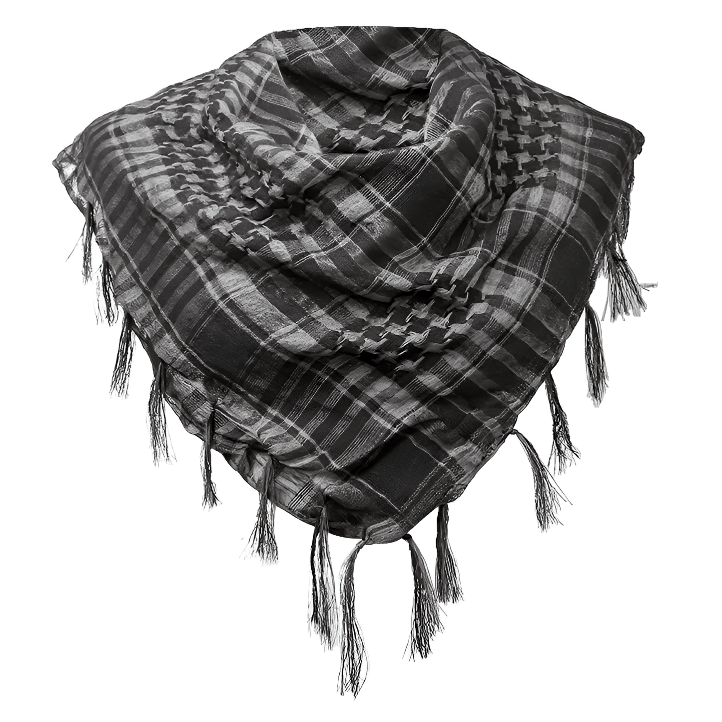 Eirin Apparel Keffiyeh Slate Houndstooth Plaid Keffiyeh - Everyday Resistance Scarf