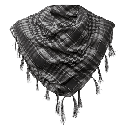 Eirin Apparel Keffiyeh Slate Houndstooth Plaid Keffiyeh - Everyday Resistance Scarf